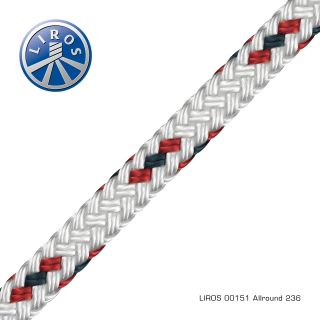 Allround White-Red 8mm x 200m