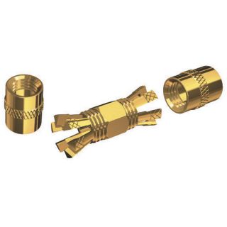 Centerpin solderless PL258 splice connector for RG8X or RG58/AU cable