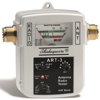 VHF- ja raadiotester SHAKESPEARE ART-3, sisemine aku või 12VDC