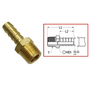 SeaX, connector Universal 1/4 NPT x 5/16