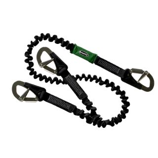 Baltic 3-hook safety line elastic 2m