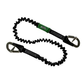 Baltic 2-hook safety line elastic 2m
