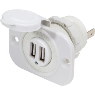 USB-laadija BLUE SEA SYSTEMS 2.1A, 2 USB-porti, 12 Volt