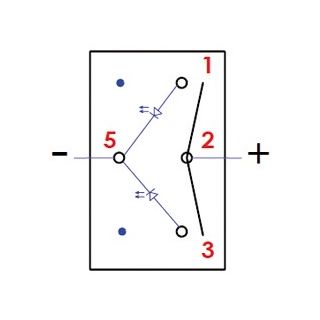 Marina R switch without toggle ON-OFF-ON