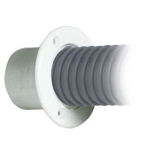 Cables PVC flexible pipe white (10 mt roll)