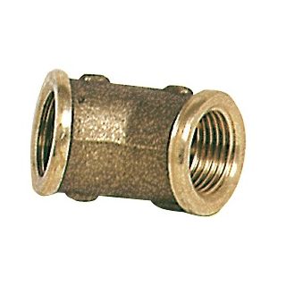 Brass elbow 45° female/female 1"
