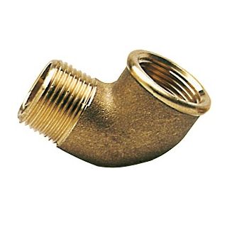 Brass elbow 90° male/female 2" 1/2