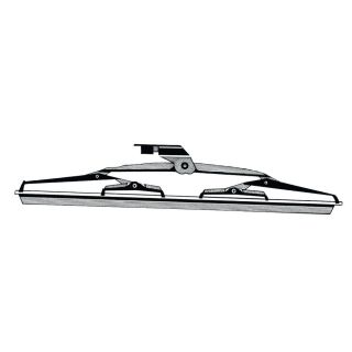 SS windshield blade w. silicone flap 405 mm