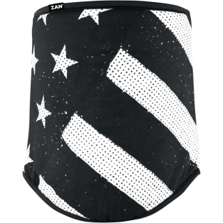 NECKGAITR SF BLKWHT FLAG