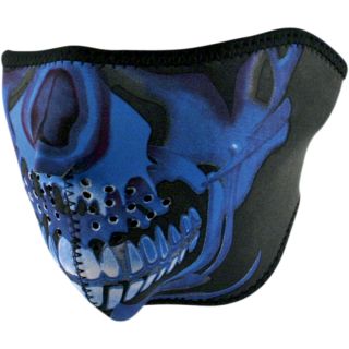 Mask Zan Headgear Neoprene Chrome Skull