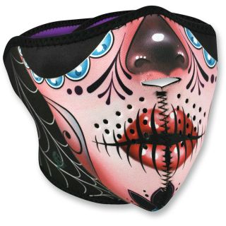 Peakate Zan Headgear Neoprene Sugar Skull
