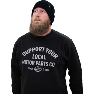 SWEAT SHIRT S&S BLACK S