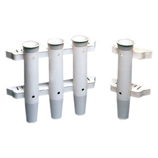 white nylon 3 rods wall holder