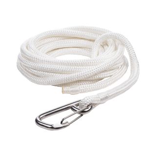 Qvarken Mooring Rope Dockline with hook 10mm 6m white