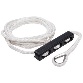 Qvarken Mooring Rope Dockline with compensator 12mm 4m white
