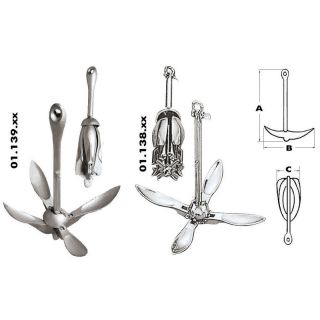 Grapnel anchor 0,7 kg