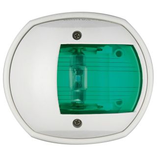 Compact 12 LED navigation light white - green
