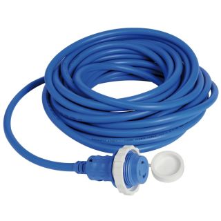 plug + cable 15 m blue 30A