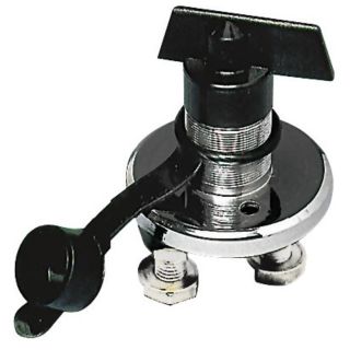 Battery swich with Key Chrome brass