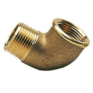 Brass elbow 90° male/female 1/4"