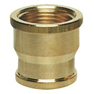 Brass reduction joint sleeve 1/2" x 3/4"
