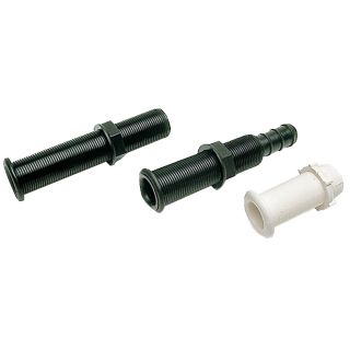 Water drain bushing black 22.7 x 150mm (w/hose adaptor)