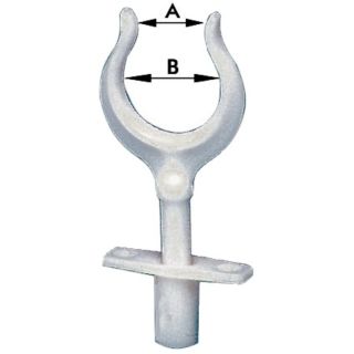 foldable nylon rowlock 15x34mm