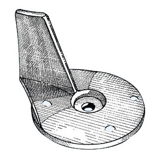 Osculati anode fin (zinc) Mercury/Mariner 25-50HP