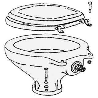 spare toilet bowl, porcelain