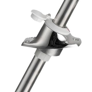 360° SS telescopic angled led pole 60cm